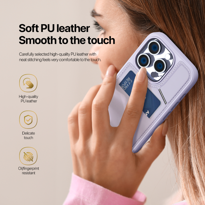 Dux Ducis - iPhone 16 Pro Hülle - PC und TPU Hardcase - Rafi II Mag Series - purpur