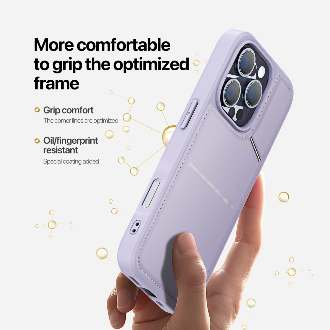Dux Ducis - iPhone 16 Pro Hülle - PC und TPU Hardcase - Rafi II Mag Series - purpur