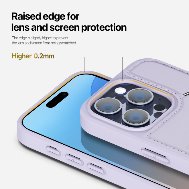 Dux Ducis - iPhone 16 Pro Hülle - PC und TPU Hardcase - Rafi II Mag Series - purpur