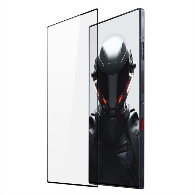 Dux Ducis - ZTE nubia Red Magic 9 Pro Schutzglas - aus gehärtetem Glas - Curved - schwarz