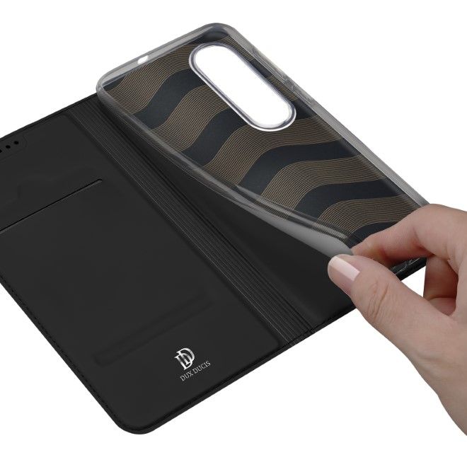 Dux Ducis - OnePlus Nord CE 4 Lite Hülle - Handy Bookcover - Skin Pro Series - schwarz