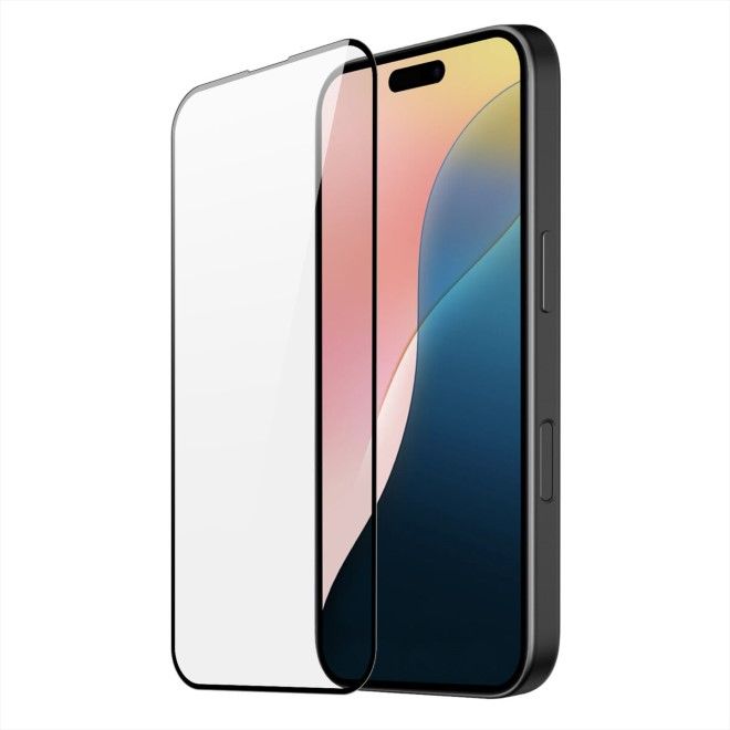 Dux Ducis - iPhone 16 Schutzglas - aus gehärtetem Glas - 10D - schwarz
