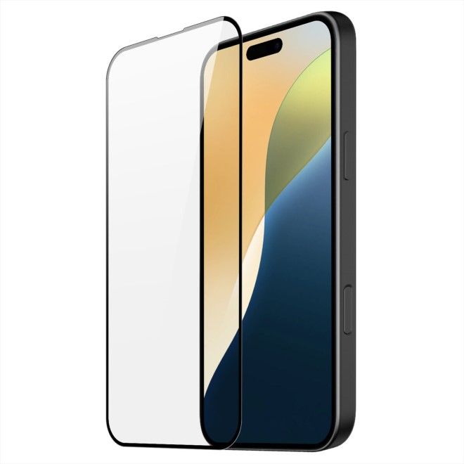 Dux Ducis - iPhone 16 Plus Schutzglas - aus gehärtetem Glas - 10D - schwarz