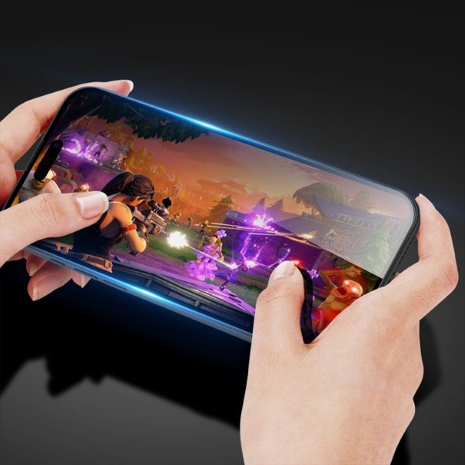 Dux Ducis - iPhone 16 Plus Schutzglas - aus gehärtetem Glas - 10D - schwarz