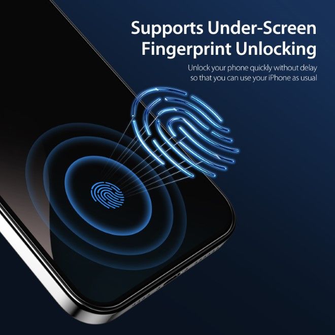 Dux Ducis - iPhone 16 Schutzglas - aus gehärtetem Glas - mit Sichtschutz - Privacy - schwarz