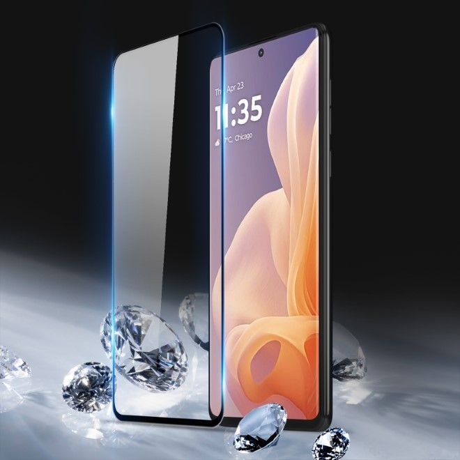 Dux Ducis - Motorola Moto G85 5G Schutzglas - aus gehärtetem Glas - Curved - schwarz