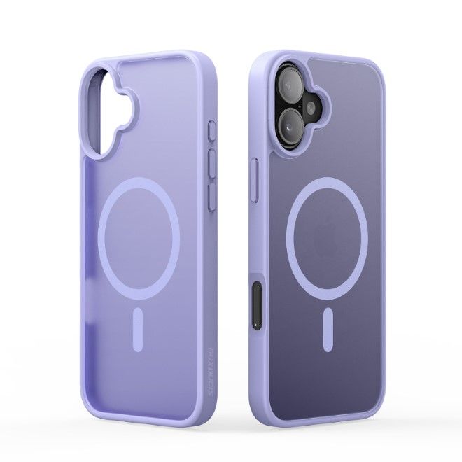Dux Ducis - iPhone 16 Plus Hülle - TPU und PC Hardcase - MagSafe kompatibel - Yind Series - hellpurpur