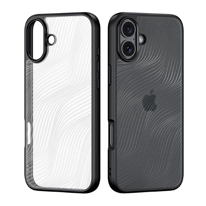 Dux Ducis - iPhone 16 Plus Hülle - Hardcase - Aimo Series - schwarz