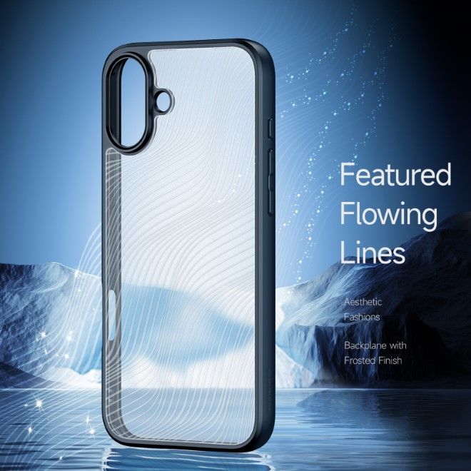 Dux Ducis - iPhone 16 Plus Hülle - Hardcase - Aimo Series - schwarz