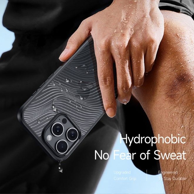 Dux Ducis - iPhone 16 Pro Max Hülle - Hardcase - Aimo Series - schwarz