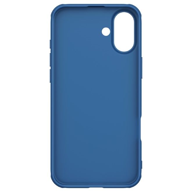 Nillkin - iPhone 16 Hülle - Kunststoff Case - Super Frosted Shield Pro Series - blau