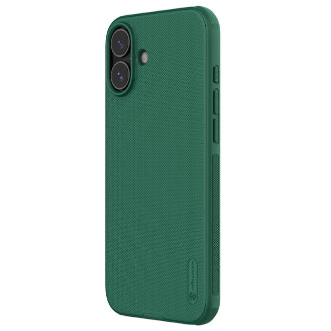 Nillkin - iPhone 16 Hülle - Kunststoff Case - Super Frosted Shield Pro Series - dunkelgrün