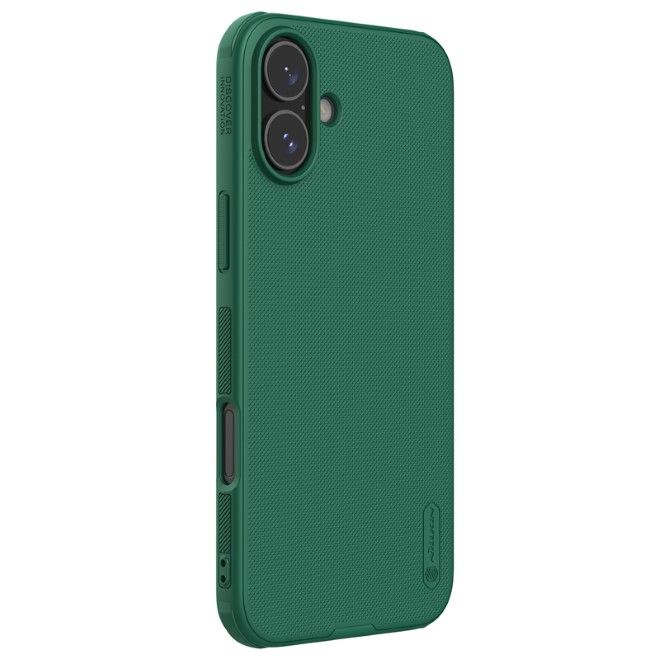 Nillkin - iPhone 16 Hülle - Kunststoff Case - Super Frosted Shield Pro Series - dunkelgrün