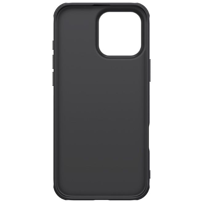Nillkin - iPhone 16 Pro Hülle - Kunststoff Case - Super Frosted Shield Pro Series - schwarz