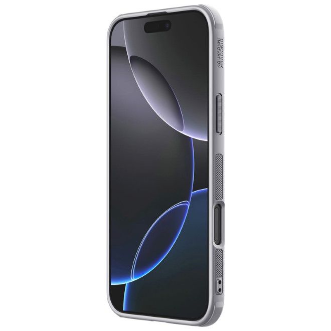 Nillkin - iPhone 16 Pro Hülle - Kunststoff Case - Super Frosted Shield Pro Series - grau