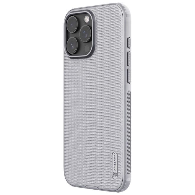 Nillkin - iPhone 16 Pro Max Hülle - Kunststoff Case - Super Frosted Shield Pro Series - grau