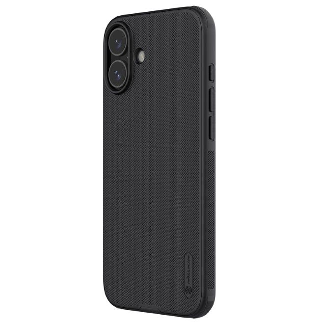 Nillkin - iPhone 16 Hülle - Kunststoff Case - Super Frosted Shield Pro Magnetic Series - schwarz