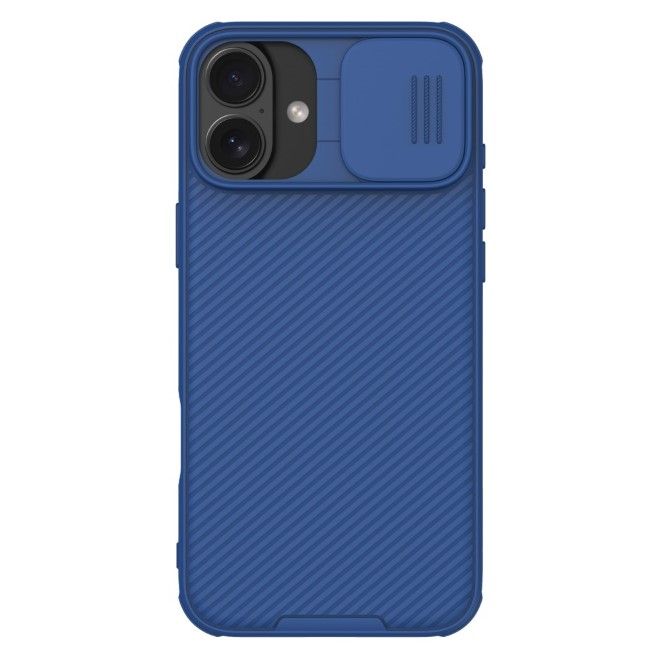 Nillkin - iPhone 16 Hülle - Kunststoff Hardcase - CamShield Pro Series - blau
