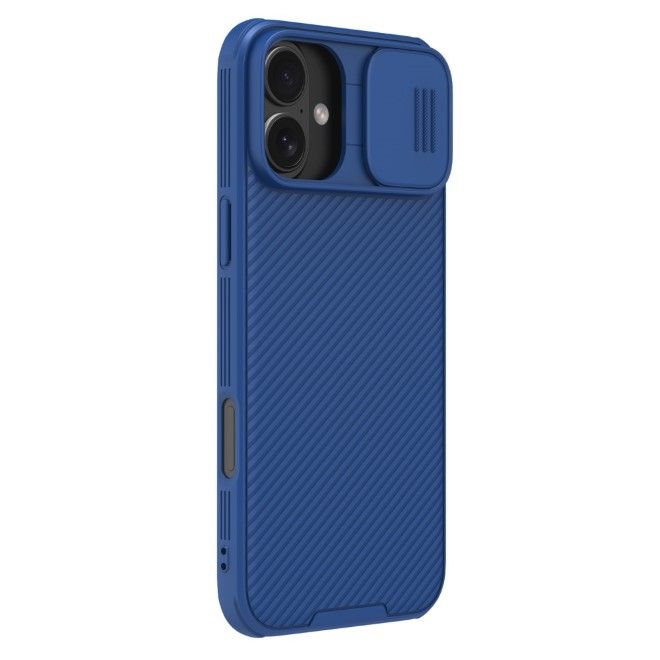 Nillkin - iPhone 16 Hülle - Kunststoff Hardcase - CamShield Pro Series - blau