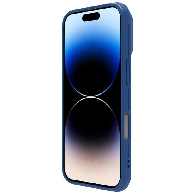 Nillkin - iPhone 16 Hülle - Kunststoff Hardcase - CamShield Pro Series - blau