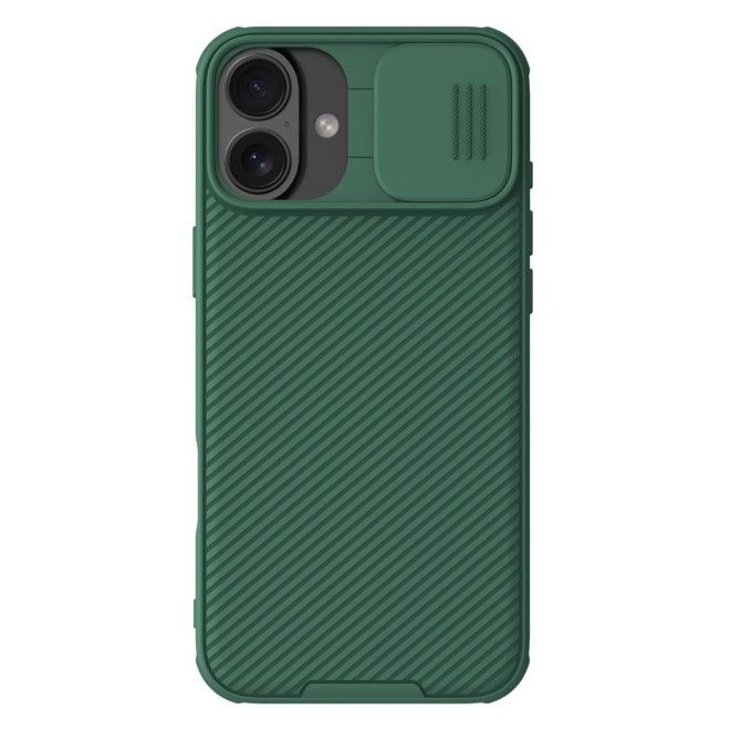 Nillkin - iPhone 16 Hülle - Kunststoff Hardcase - CamShield Pro Series - dunkelgrün