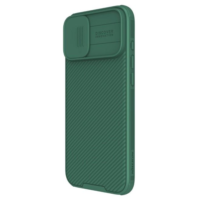 Nillkin - iPhone 16 Hülle - Kunststoff Hardcase - CamShield Pro Series - dunkelgrün