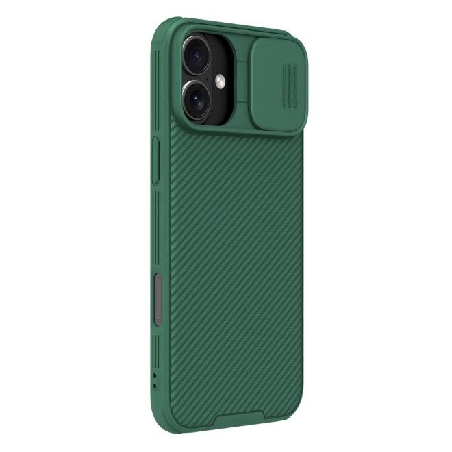 Nillkin - iPhone 16 Hülle - Kunststoff Hardcase - CamShield Pro Series - dunkelgrün