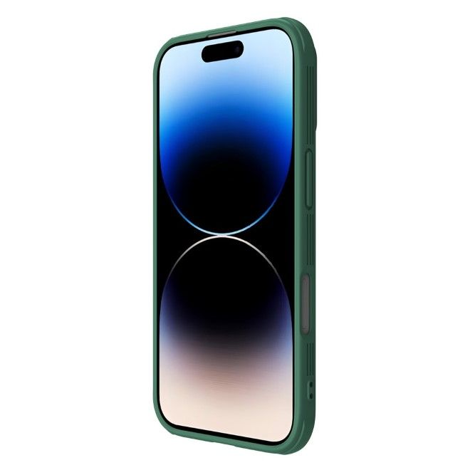 Nillkin - iPhone 16 Hülle - Kunststoff Hardcase - CamShield Pro Series - dunkelgrün