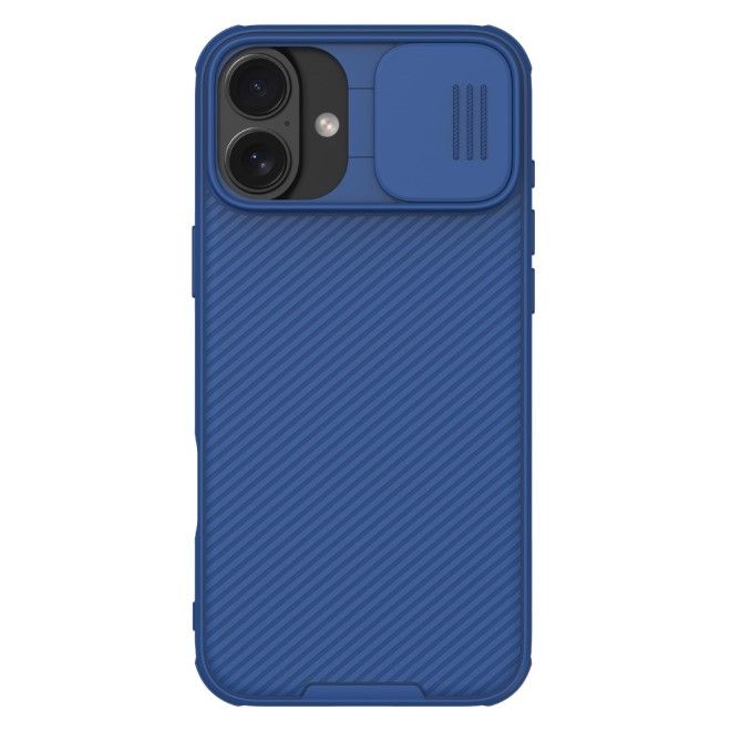 Nillkin - iPhone 16 Hülle - Kunststoff Hardcase - CamShield Pro MagSafe Series - blau