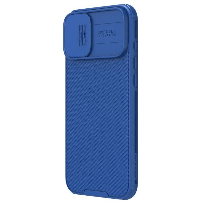 Nillkin - iPhone 16 Hülle - Kunststoff Hardcase - CamShield Pro MagSafe Series - blau