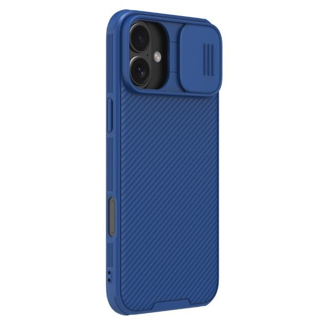 Nillkin - iPhone 16 Hülle - Kunststoff Hardcase - CamShield Pro MagSafe Series - blau
