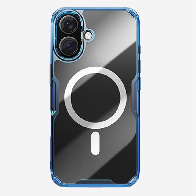 Nillkin - iPhone 16 Hülle - TPU Soft Case - Nature Pro Magnetic Series - blau