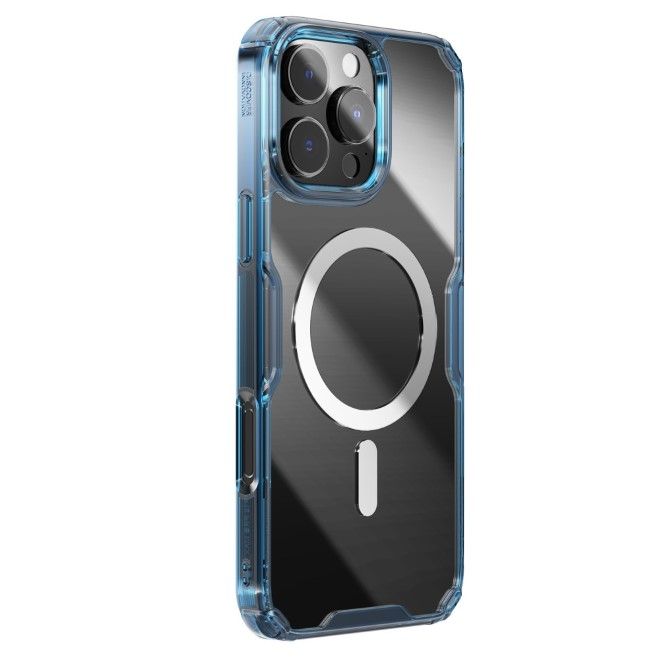 Nillkin - iPhone 16 Pro Max Hülle - TPU Soft Case - Nature Pro Magnetic Series - blau