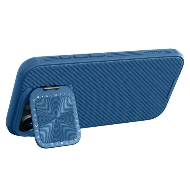 Nillkin - iPhone 16 Pro Hülle - Kunststoff Hardcase - Camshield Prop Series - blau