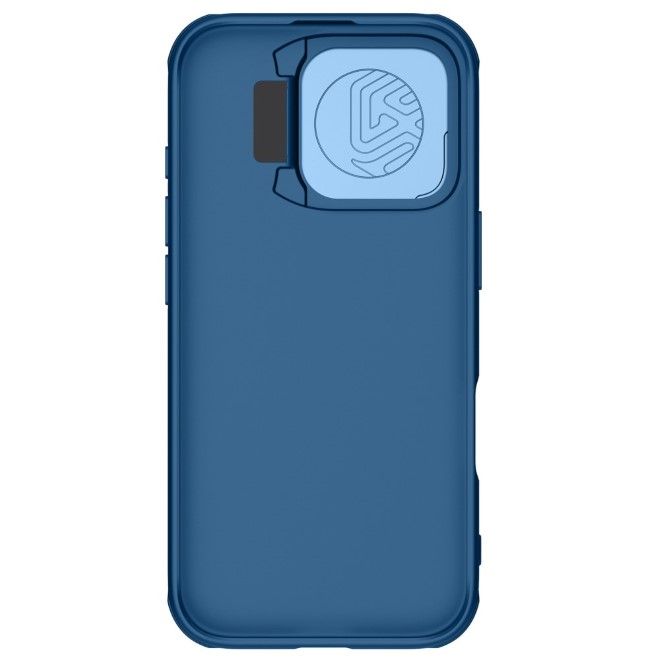 Nillkin - iPhone 16 Pro Hülle - Kunststoff Hardcase - Camshield Prop Series - blau