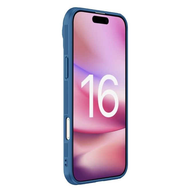 Nillkin - iPhone 16 Pro Max Hülle - Kunststoff Hardcase - Camshield Prop Series - blau