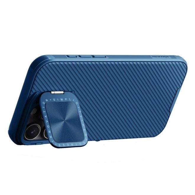 Nillkin - iPhone 16 Pro Max Hülle - Kunststoff Hardcase - Camshield Prop Series - blau