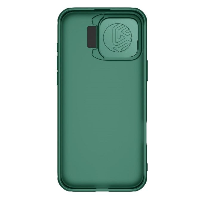 Nillkin - iPhone 16 Pro Max Hülle - Kunststoff Hardcase - Camshield Prop Series - dunkelgrün