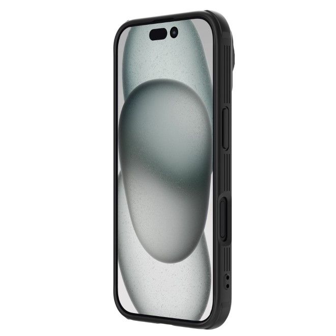 Nillkin - iPhone 16 Pro Hülle - Kunststoff Hardcase - Camshield Prop Magnetic Series - schwarz