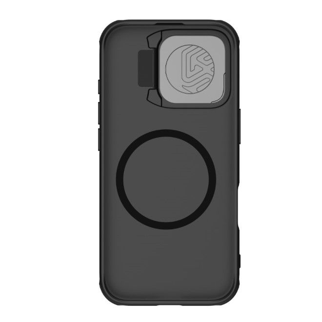 Nillkin - iPhone 16 Pro Hülle - Kunststoff Hardcase - Camshield Prop Magnetic Series - schwarz
