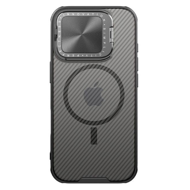 Nillkin - iPhone 16 Pro Hülle - Kunststoff Hardcase - Camshield Prop Magnetic Series - transparent/schwarz