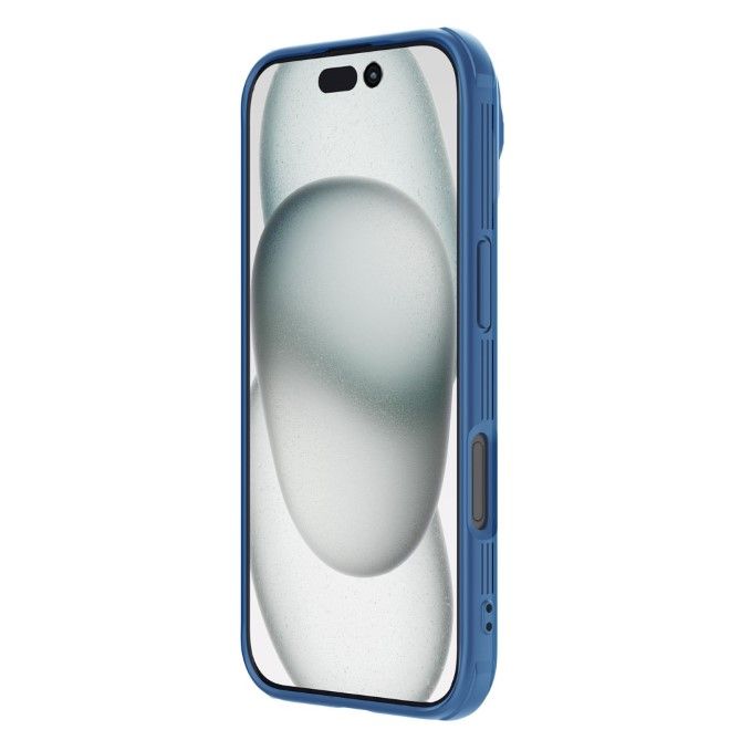 Nillkin - iPhone 16 Pro Hülle - Kunststoff Hardcase - Camshield Prop Magnetic Series - blau