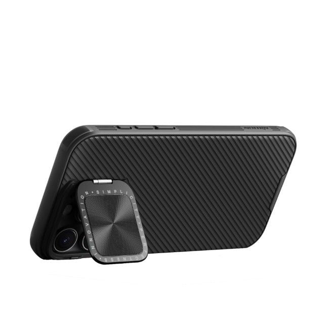 Nillkin - iPhone 16 Pro Max Hülle - Kunststoff Hardcase - Camshield Prop Magnetic Series - schwarz