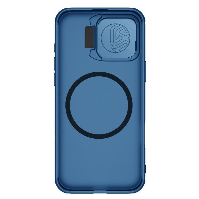 Nillkin - iPhone 16 Pro Max Hülle - Kunststoff Hardcase - Camshield Prop Magnetic Series - blau