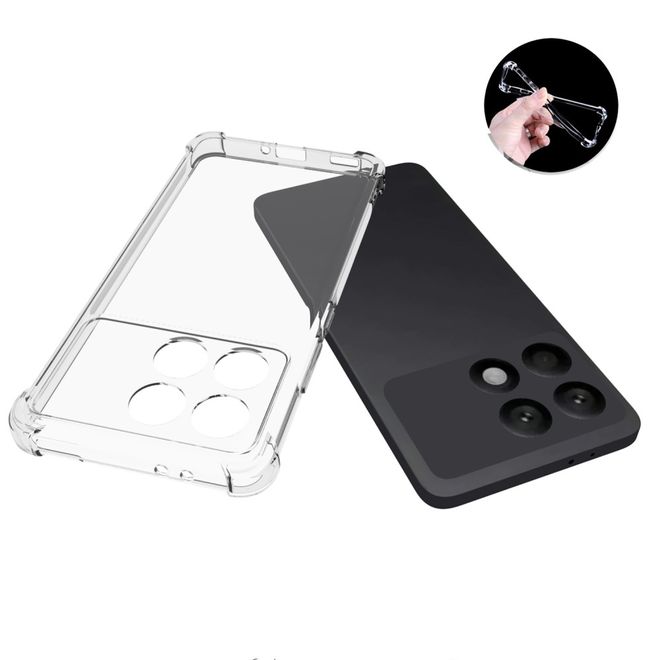 Xiaomi Poco F6 Pro 5G Hülle - Softcase TPU Series - transparent