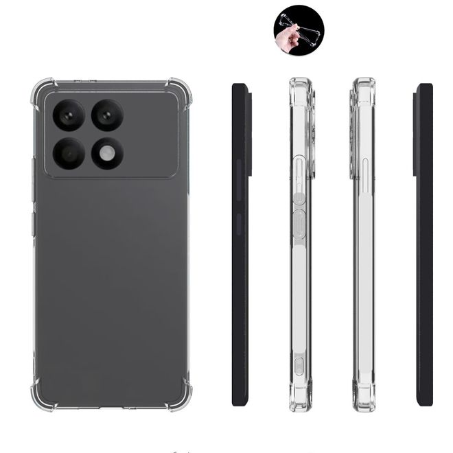 Xiaomi Poco F6 Pro 5G Hülle - Softcase TPU Series - transparent