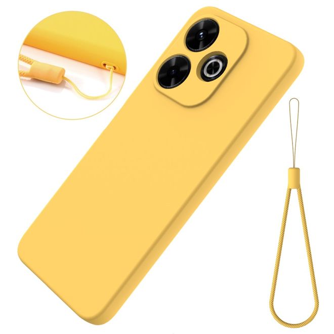 Xiaomi Redmi 13 5G / 13 4G / Note 13R 5G / Poco M6 4G Handy Hülle - Softcase - Liquid Silicone Series - gelb