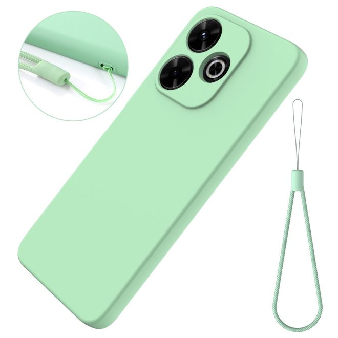 Xiaomi Redmi 13 5G / 13 4G / Note 13R 5G / Poco M6 4G Handy Hülle - Softcase - Liquid Silicone Series - grün