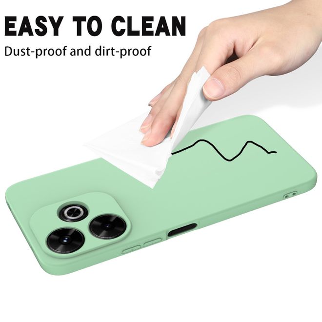 Xiaomi Redmi 13 5G / 13 4G / Note 13R 5G / Poco M6 4G Handy Hülle - Softcase - Liquid Silicone Series - grün