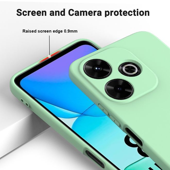 Xiaomi Redmi 13 5G / 13 4G / Note 13R 5G / Poco M6 4G Handy Hülle - Softcase - Liquid Silicone Series - grün